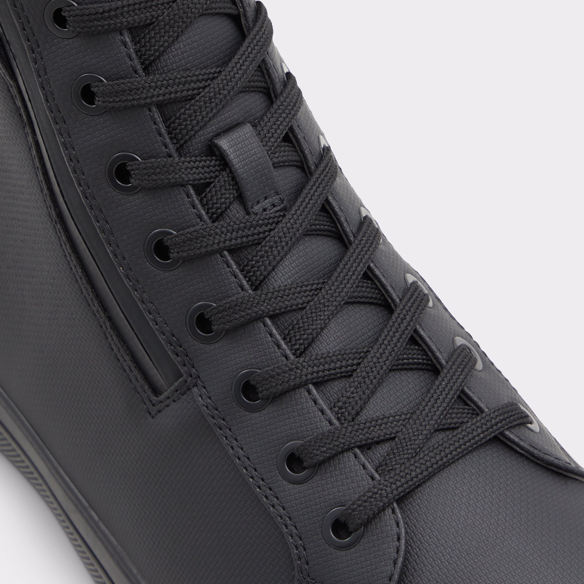 Preralith Black Synthetic Rubber Men Lace-up boots