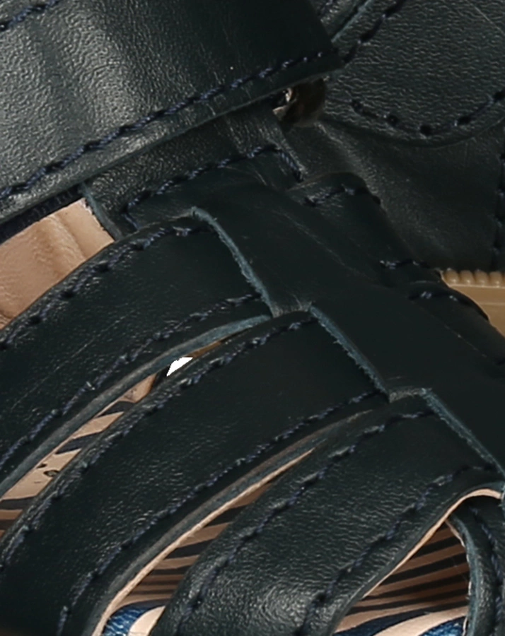 Lauflern-Sandalen PAULI mit Klett in marine