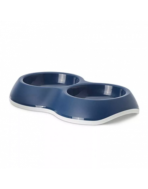 Savic Voerbak Delice Double - Hondenvoerbak - 26x16x4 cm Assorti Geschikt Voor Honden En Katten
