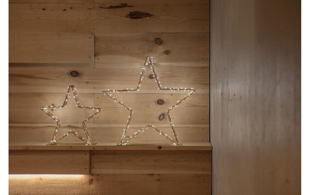 STT LED Dekofigur »Glamour star standing, 40 cm« Warmweiss