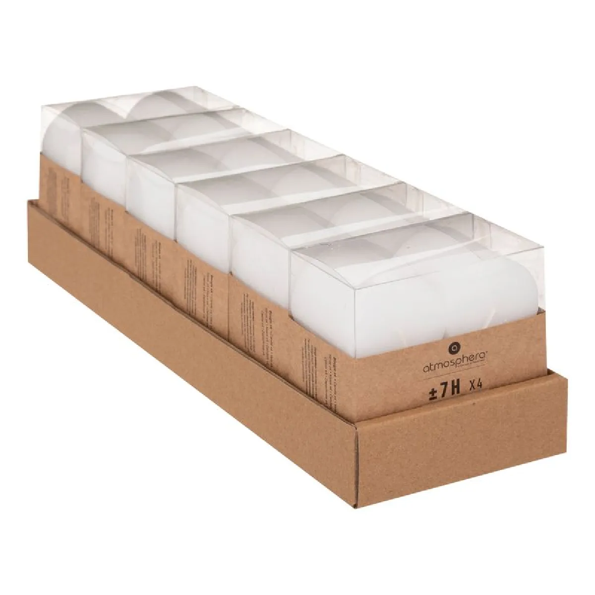 But Bougie X4 OLIA Ø 4,5 cm Blanc