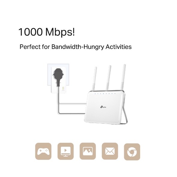 TP-Link TL-PA7019P KIT(DE) AV1000 Powerline 2er Kit