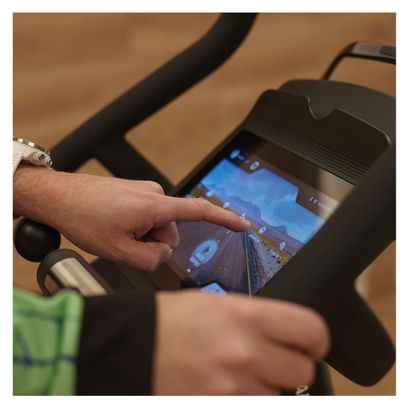 Vélo d'appartement BH Vanquish Multimedia - Kinomap et Zwift - roue d'inertie 14kg - moniteur multimedia