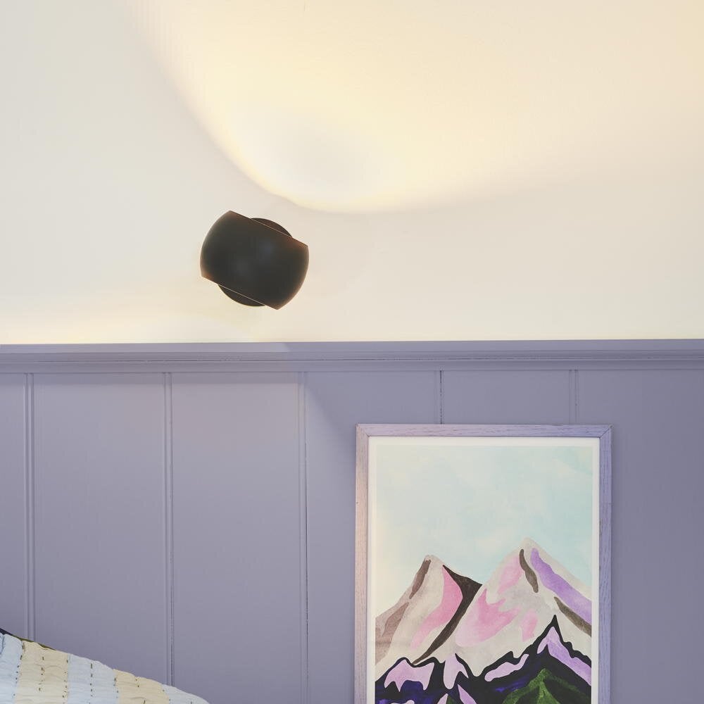 Belir wandlamp in zwart G9