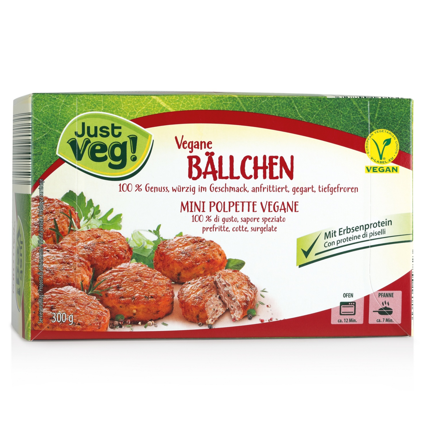 JUST VEG! Veganes Wonder Sortiment, Vegane Bällchen 300 g