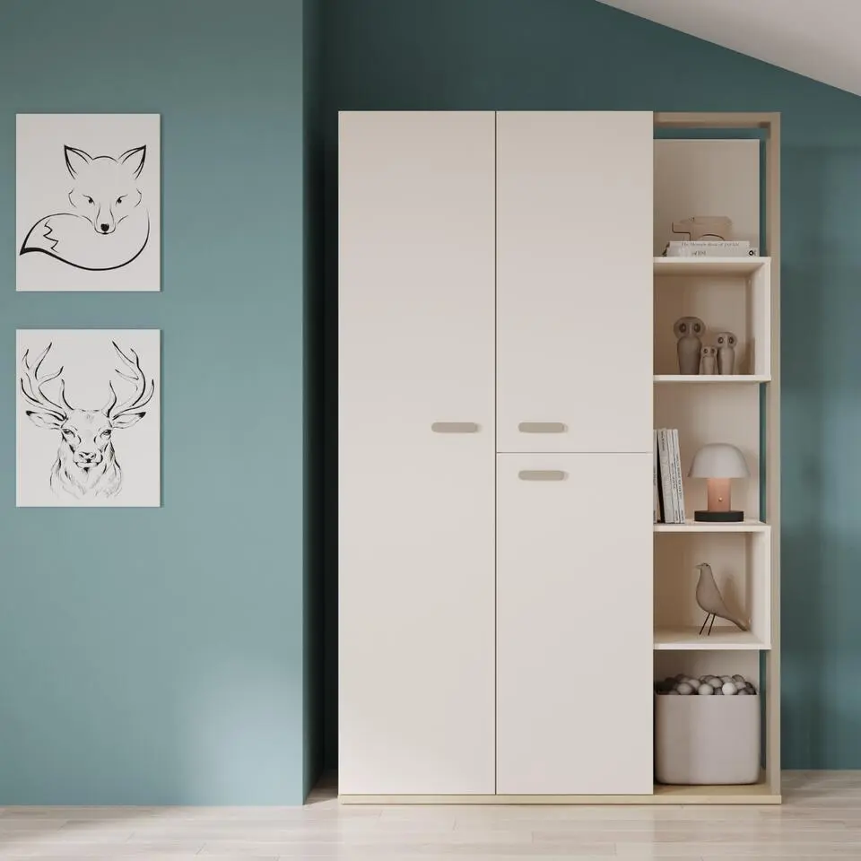 CALICOSY - Kast met 5 vakken CAMILLIA - 51,5x119,7x186,9 cm