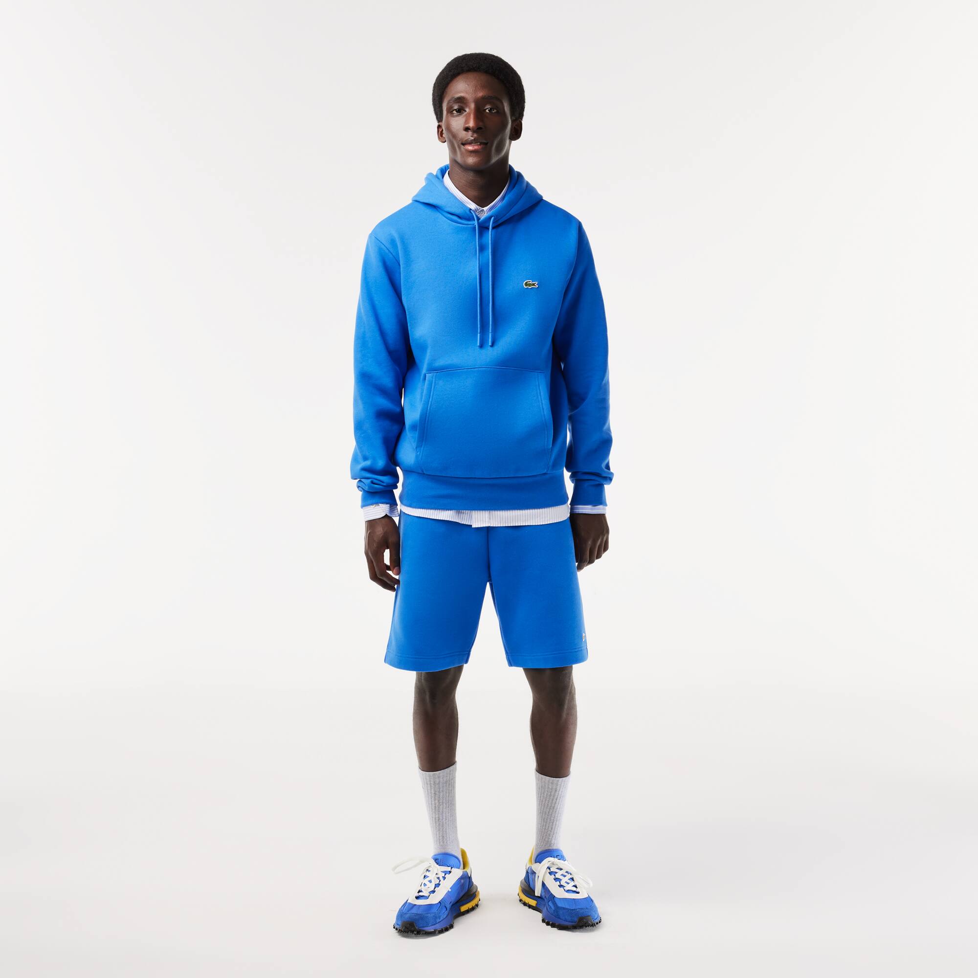 Sneakers Elite Active homme textile avec marquage Sneakers - Bleu - Lacoste - Homme