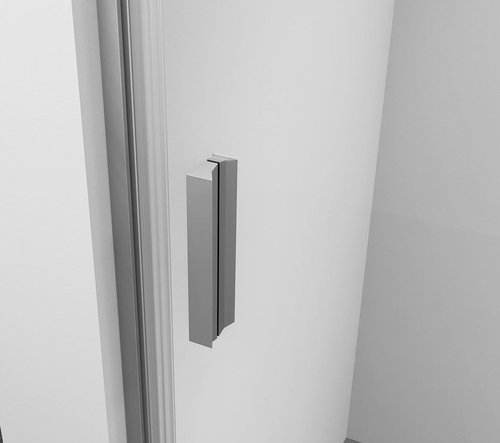 Polysan Zoom Line vouwdeur rechts voor nis 80x200cm chroom