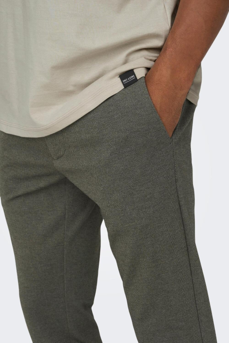 Only & Sons grijze heren broek