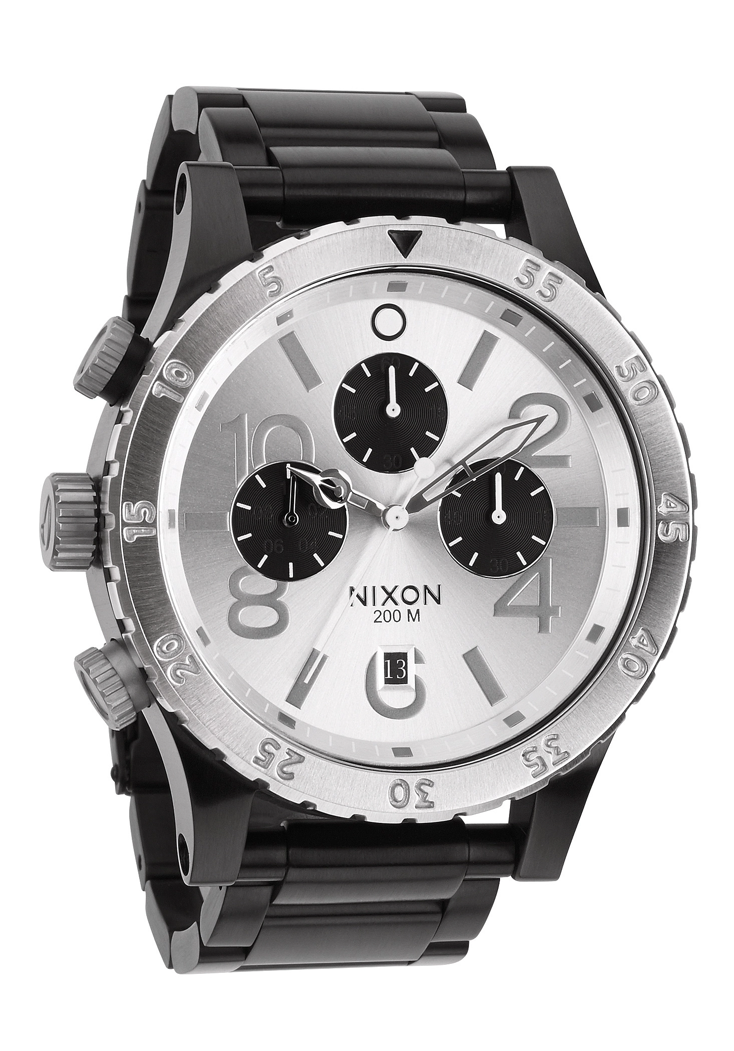 Nixon The 48-20 Chrono Black / Silver A486180