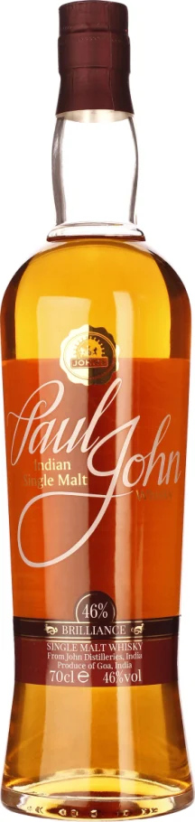 PAUL JOHN BRILLIANCE INDIAN SINGLE MALT 70CL