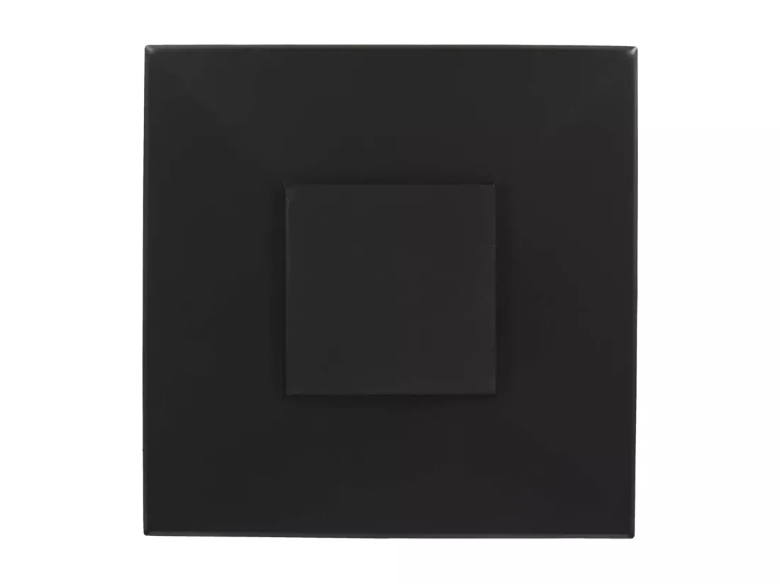 Pagode chauffe terrasse grillagée - L 59 x l 59 cm x H 78 cm - Noir