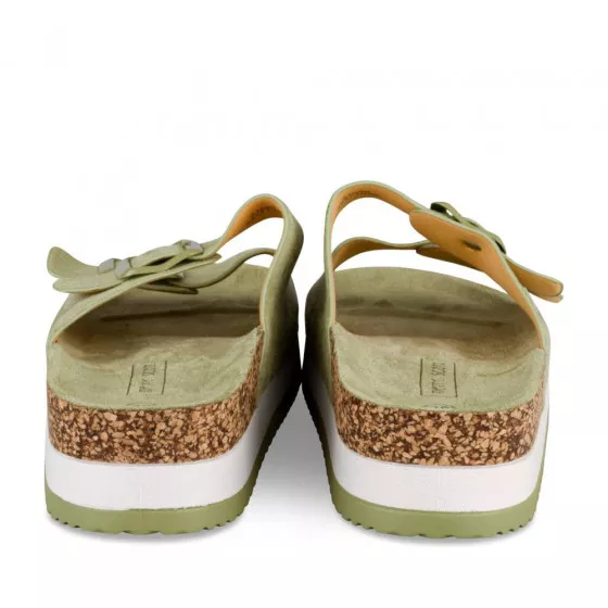Mules VERT MERRY SCOTT