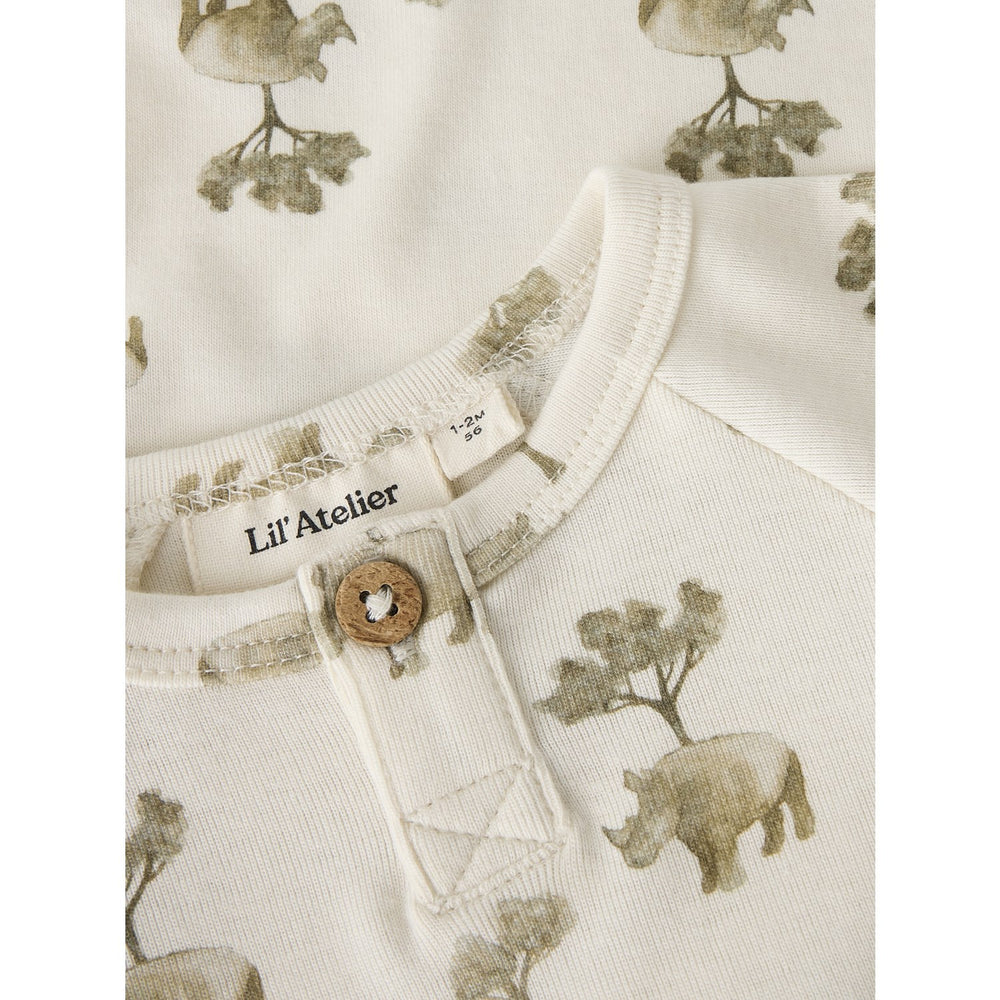 Køb Lil'Atelier Coconut Milk Rhino Nbmlayo Ls Slim Body Lil