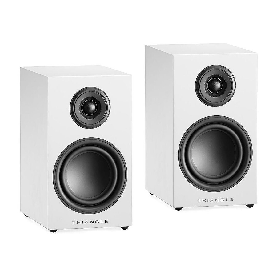 Marantz Melody X M-CR612 Argent/Or + Triangle Elara LN01 Blanc laqué