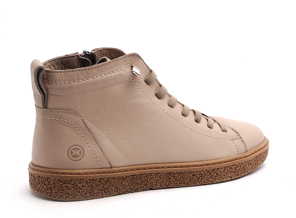Kokoon boots bottine plates femme faustine beige