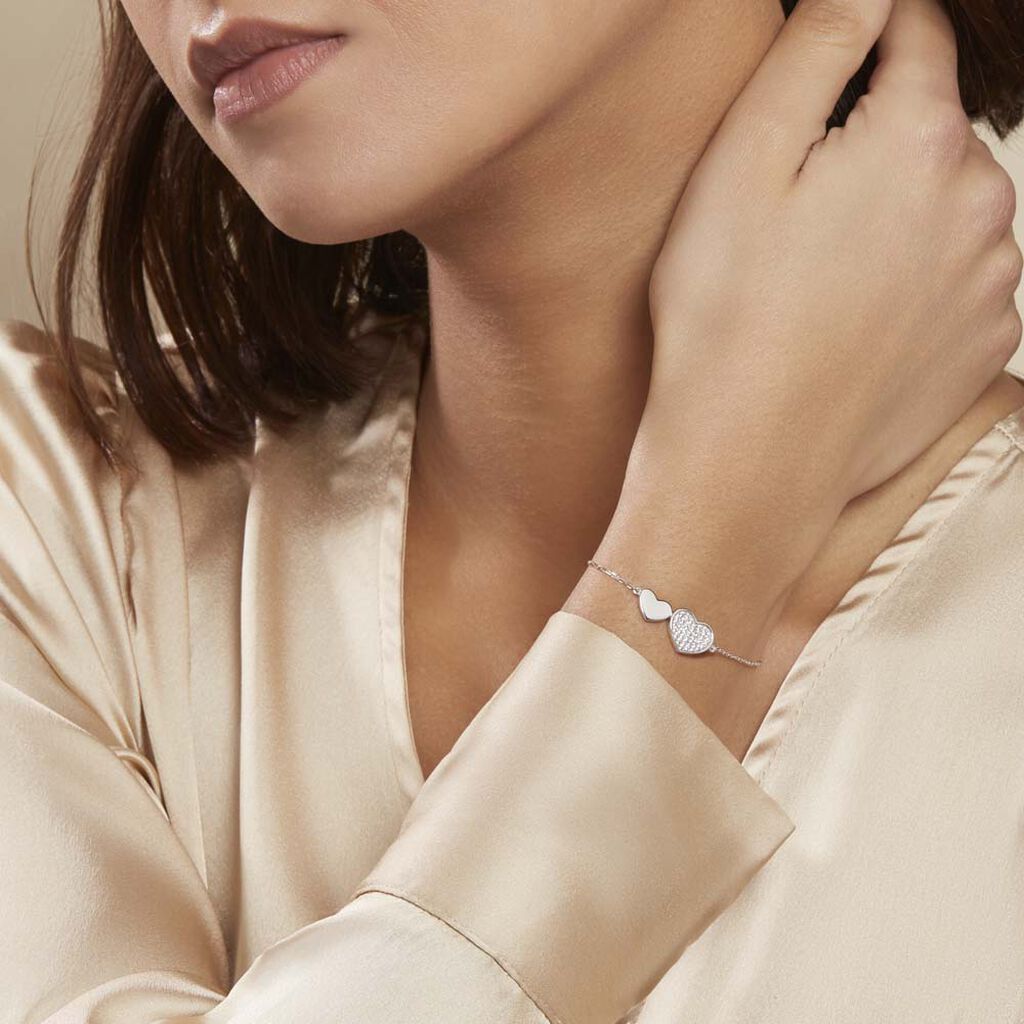 Bracelet Betti Argent Blanc Oxyde De Zirconium