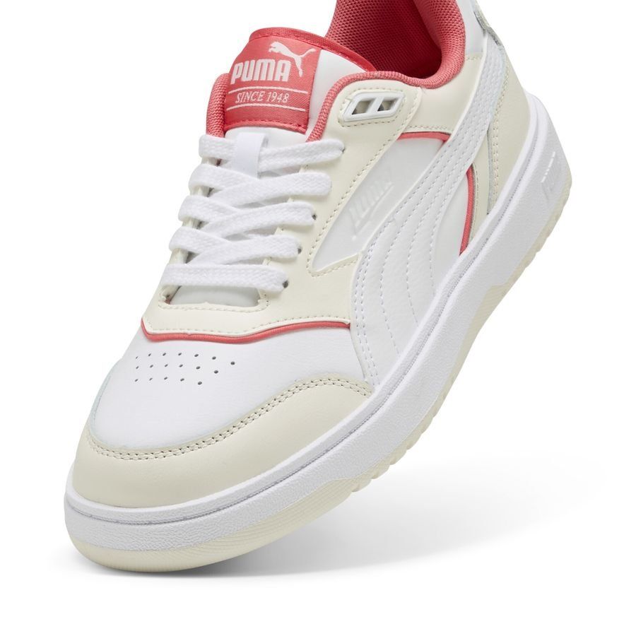 PUMA Doublecourt Chaussures - Blanc/Rouge