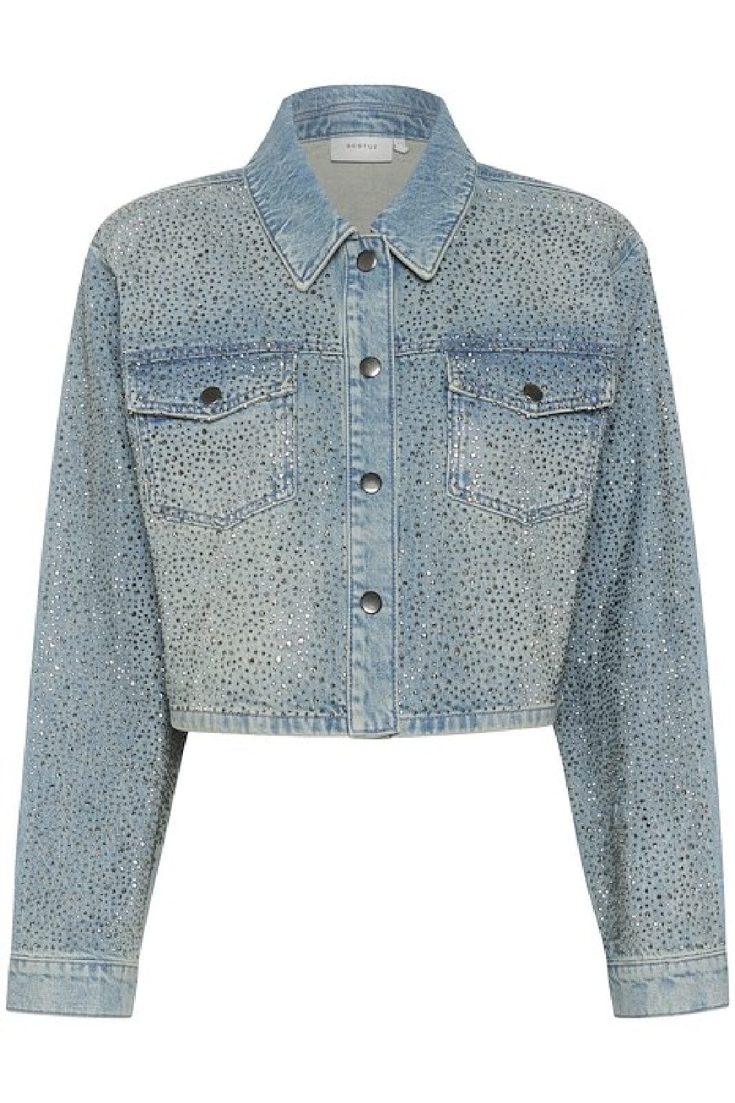Gestuz NadivaGZ jacket mid blue washed