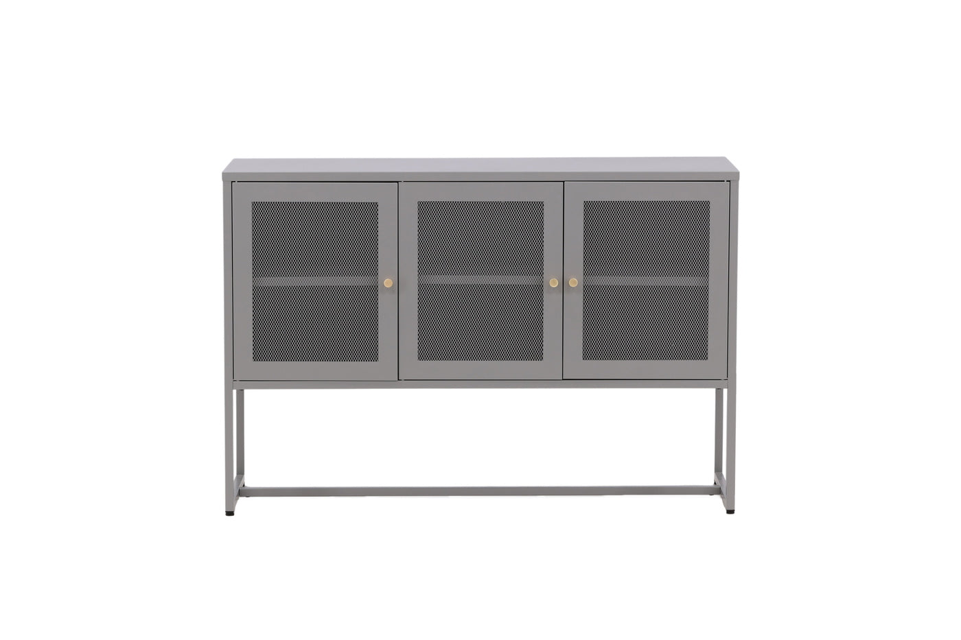 FjÃ´rd - Dressoir Lichtgrijs 120cm - Staal - Malla