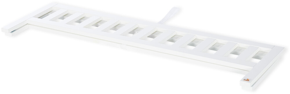 Bettschutzgitter Comfort, weiß Edelmatt