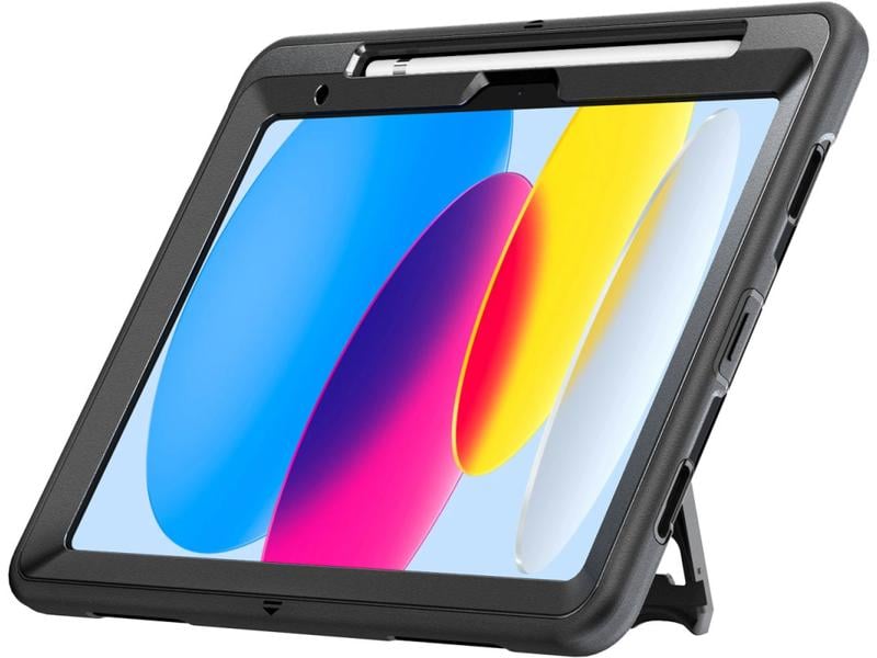 4smarts Tablet Back Cover Rugged Grip für iPad 10. / 11. Ge Robuste Schutzhülle für das Apple iPad (10. Gen.)/iPad (A16/2025/11. Gen.)