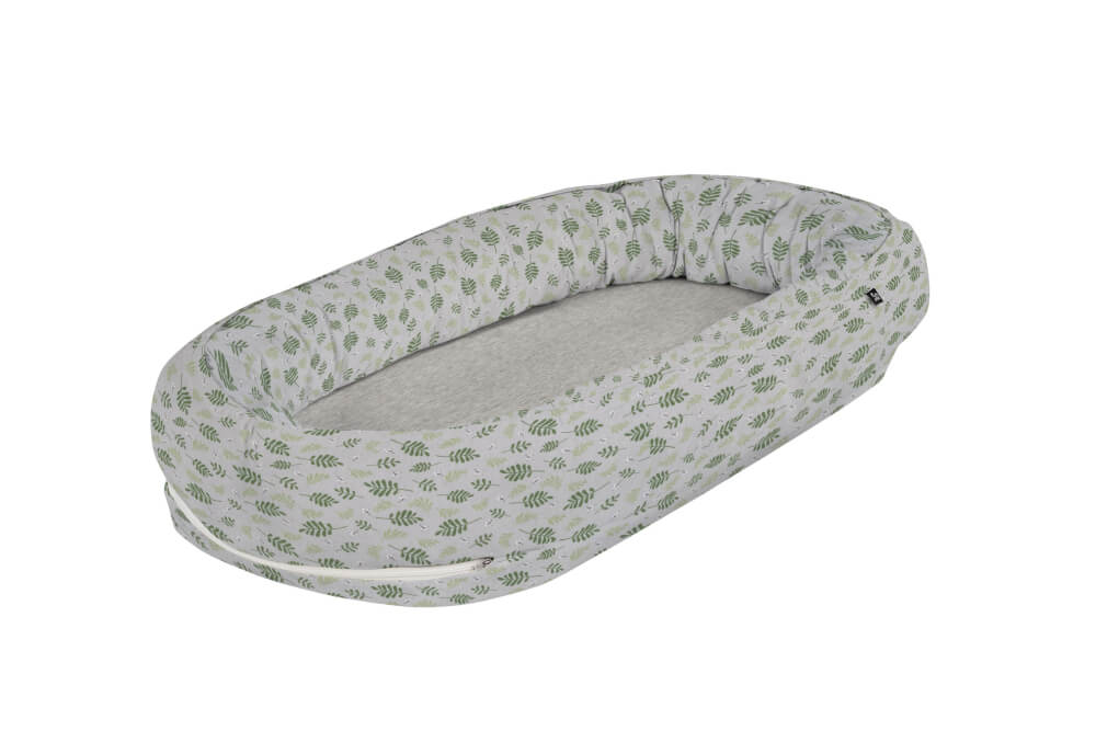 ALVI Schlummernestchen Organic Cotton Drifting Leaves, 87x53