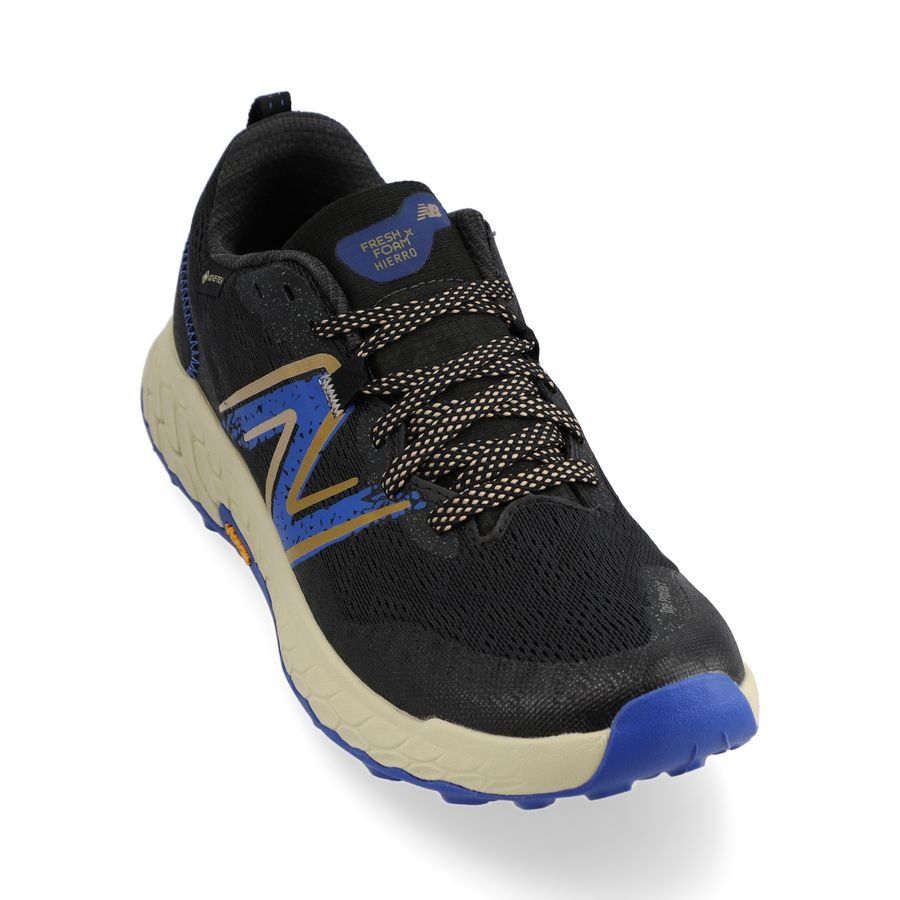 New Balance Chaussures de Running Fresh Foam Hierro V7 Gore-Tex - Noir/Bleu Femme
