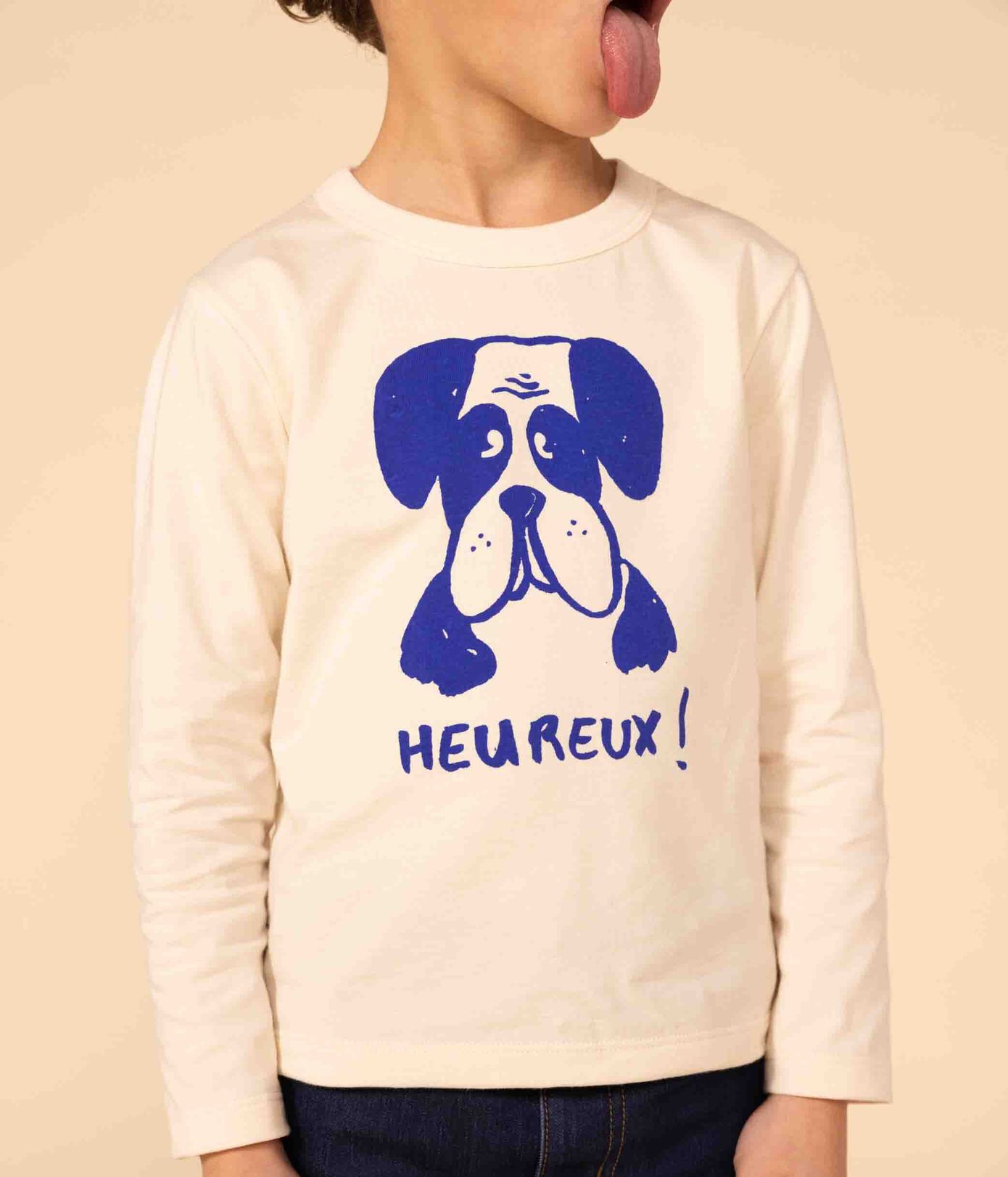 Tee-shirt manches longues en coton enfant fille / garçon