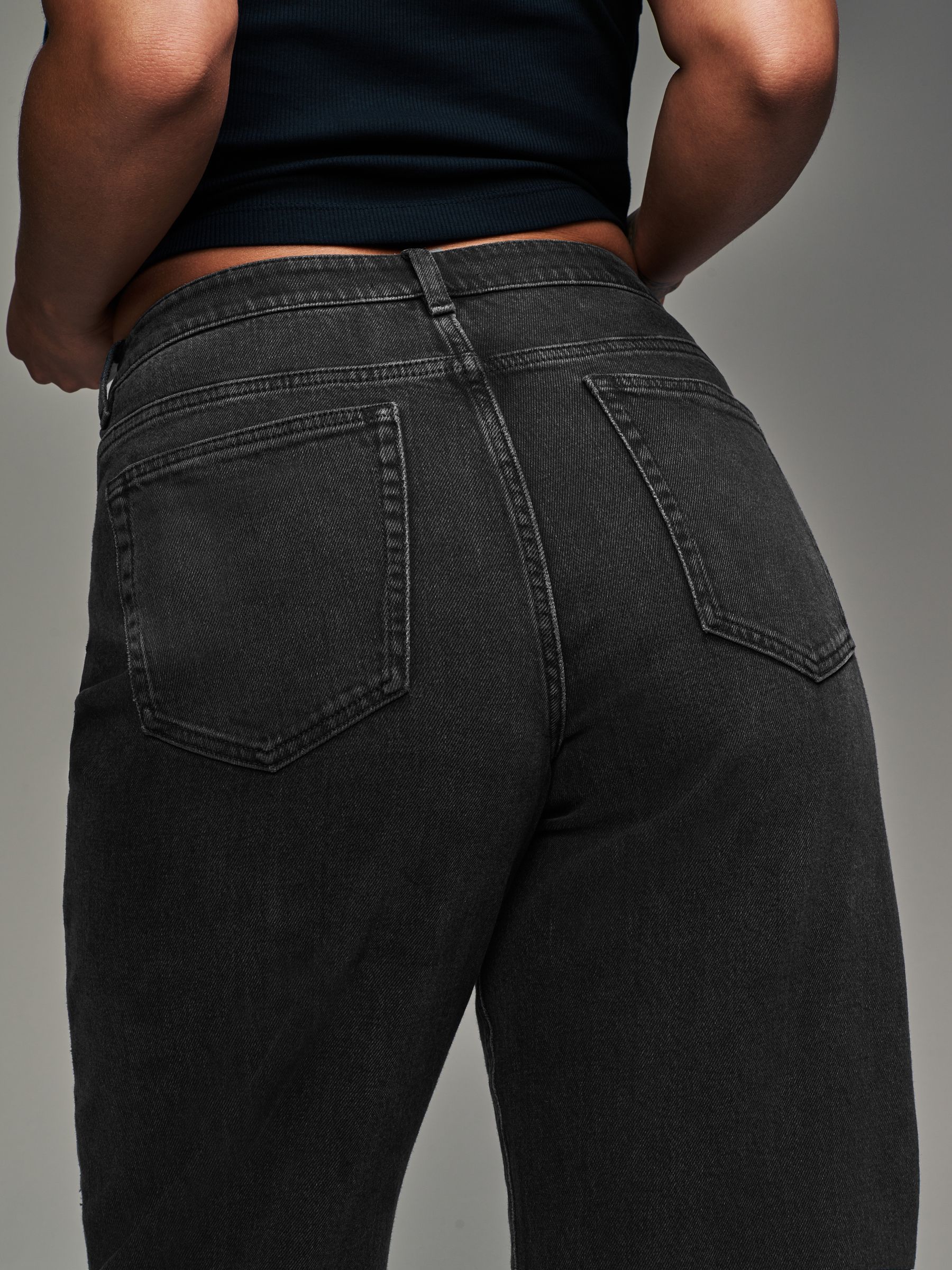 Zwart - Authentic Barrel Hourglass Jeans