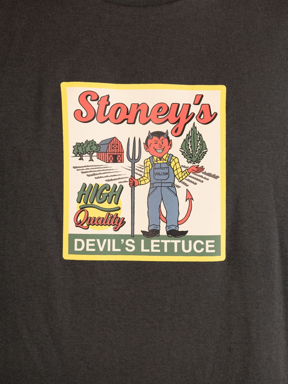 Volcom Devils Lettuce T-Shirt stealth