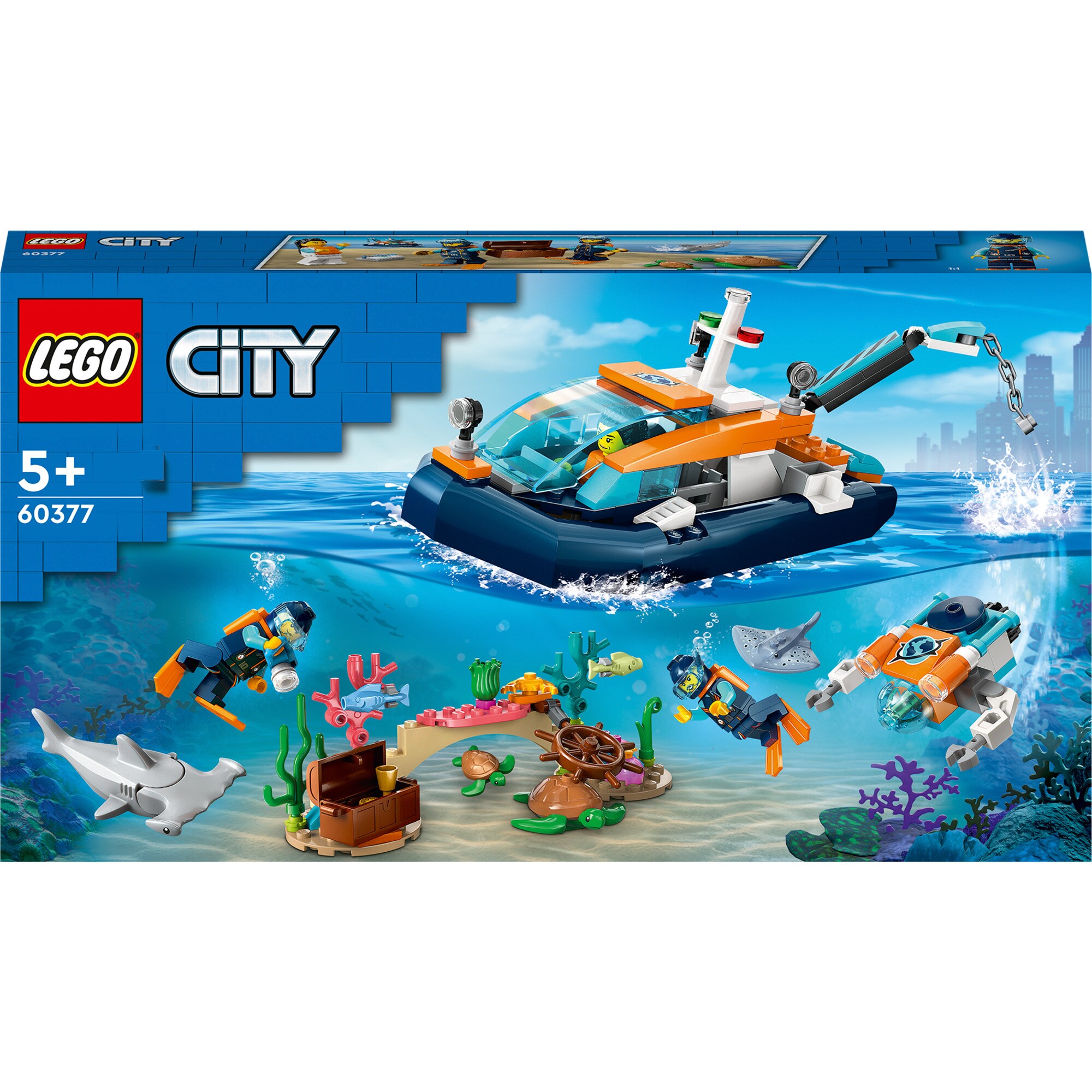 LEGO Konstruktionsspielzeug City Meeresforscher-Boot