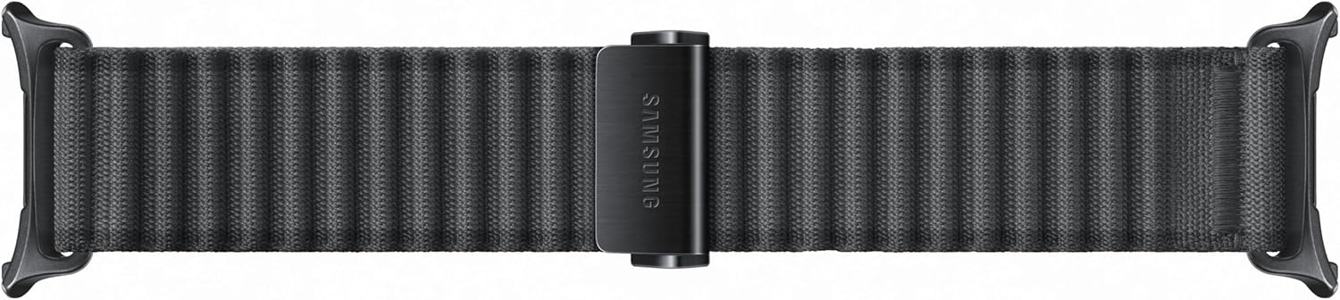 Galaxy Watch Ultra (47mm) Trail Band Stoff Armband (GP-SVL70MOEGEU) - Dunkelgrau