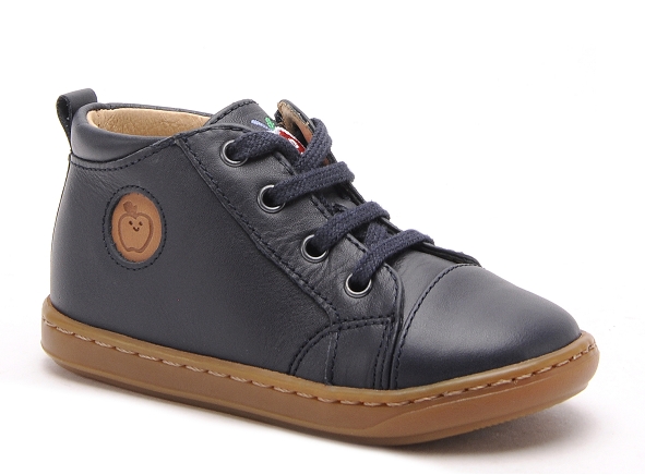 Shoo pom boots bottine bebe bouba zip lace bleu