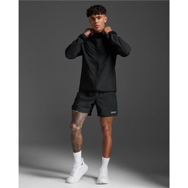 2XU Aero Jacket Black/Silver Reflective