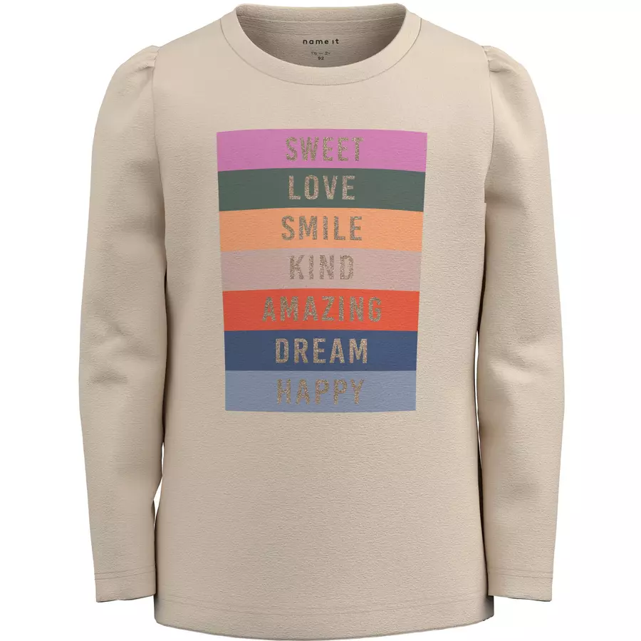 name it Langarmshirt Nmftottie Buttercream