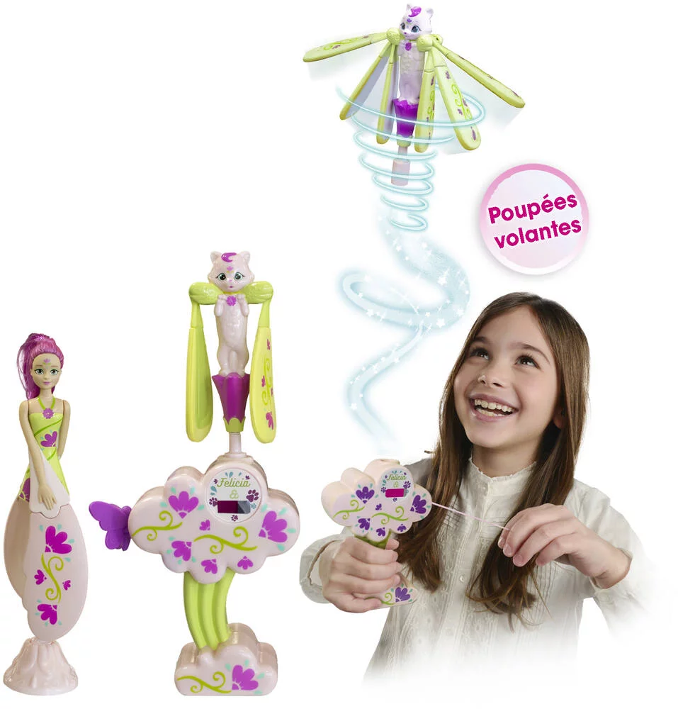 SKY DANCERS - POUPEE FELICIA ET SON CHAT
