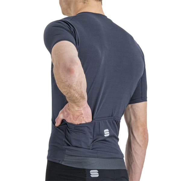 Maillot vélo SPORTFUL MATCHY SHORT SLEEVE JERSEY GALAXY BLUE