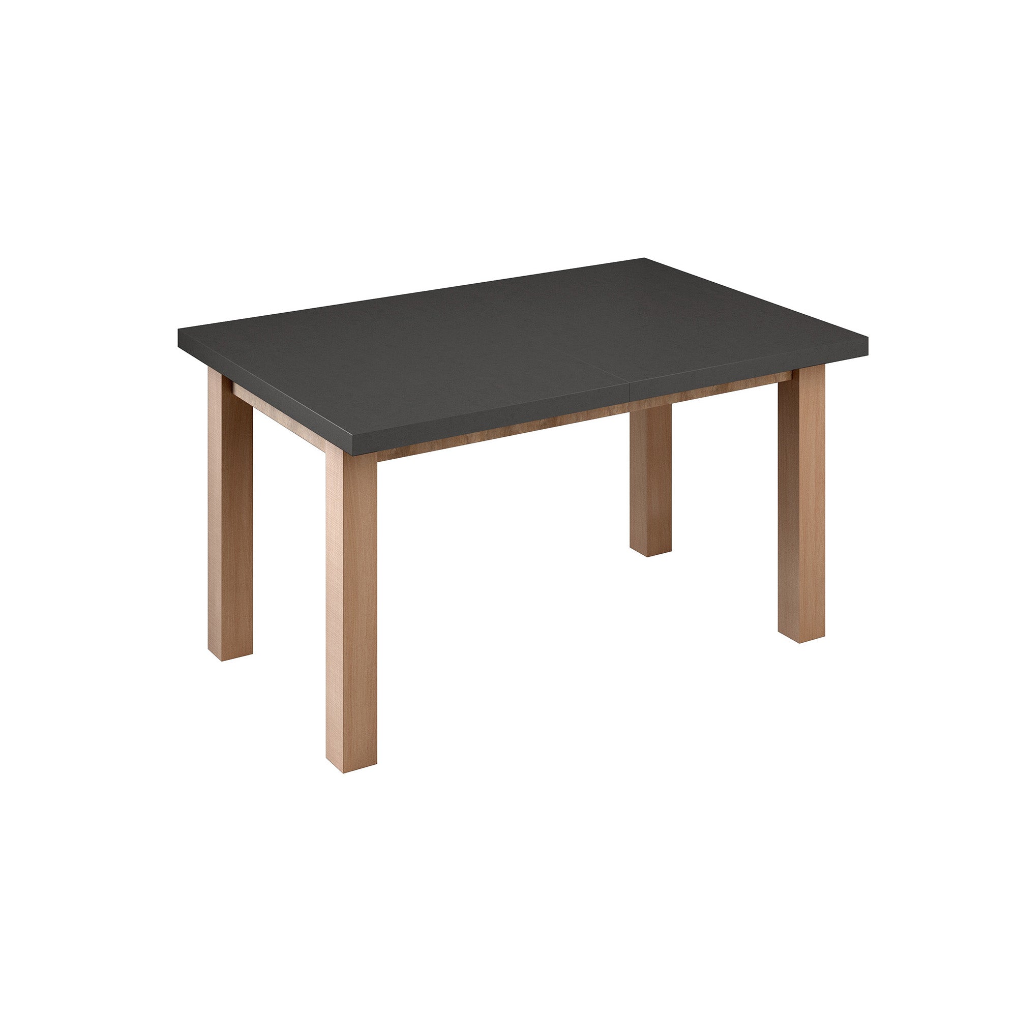 Monaco - Eetkamertafel - Eiken/Grijs - 160x90x79 cm