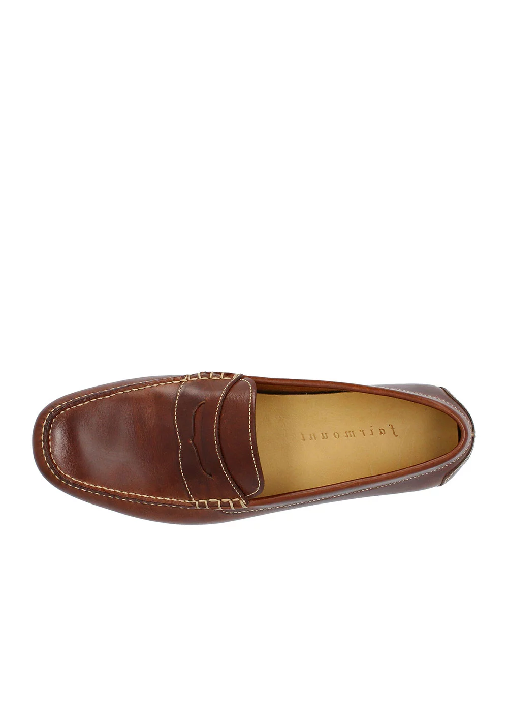 MOCASSIN WD MOC CUIR MARRON
