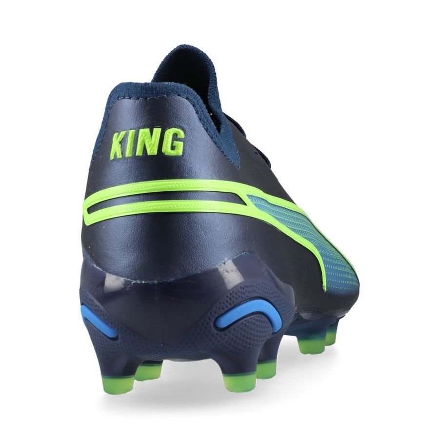 PUMA King Ultimate FG/AG Gear Up - Persian Blue/Vert/Bleu Femme