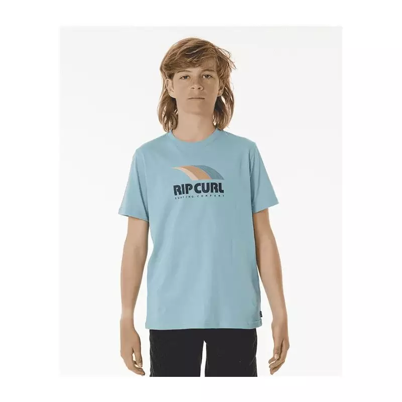 Teeshirt junior RIPCURL Surf Revival Tee-Boy Dusty Blue
