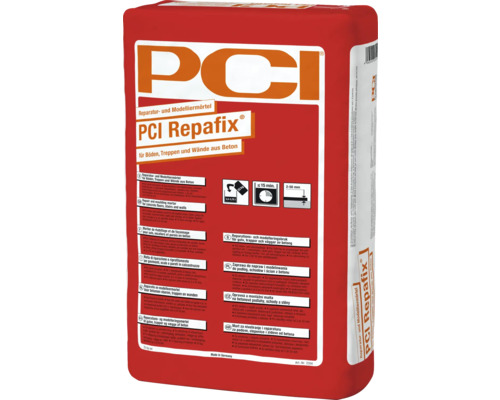 PCI Repafix® Reparatie- en modelleermortel voor betonnen vloeren, trappen en wanden 25 kg