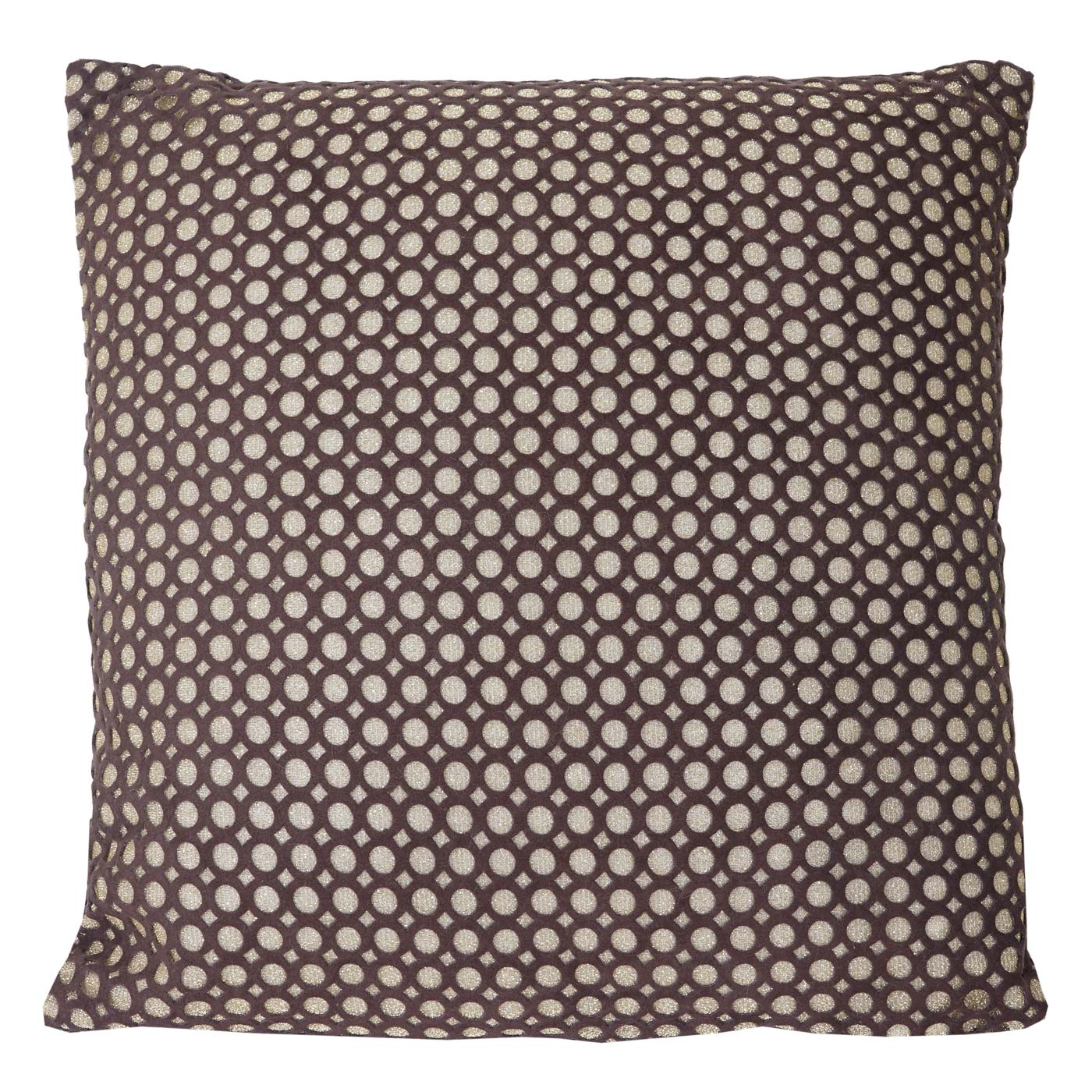 Zierkissen Gold, Sofakissen Deko-Kissen mit Füllung, braun Glanz-Effekt 40x40cm