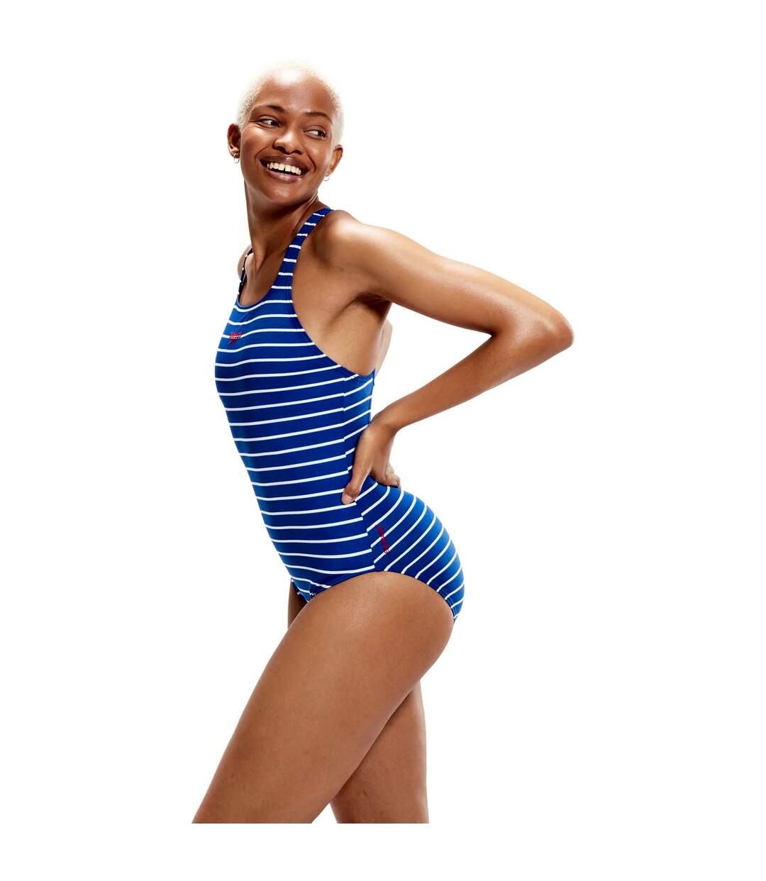 Speedo - Maillot de bain 1 pièce MEDALIST - Femme (Bleu / Blanc) - UTCS1748