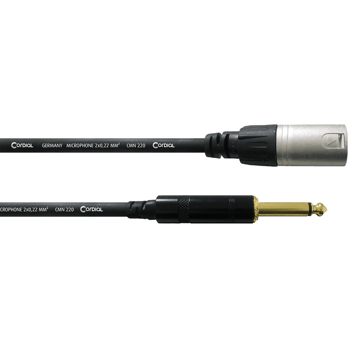 Cordial CCM10MP Intro verloopkabel XLR male - 6.3mm TS jack 10m
