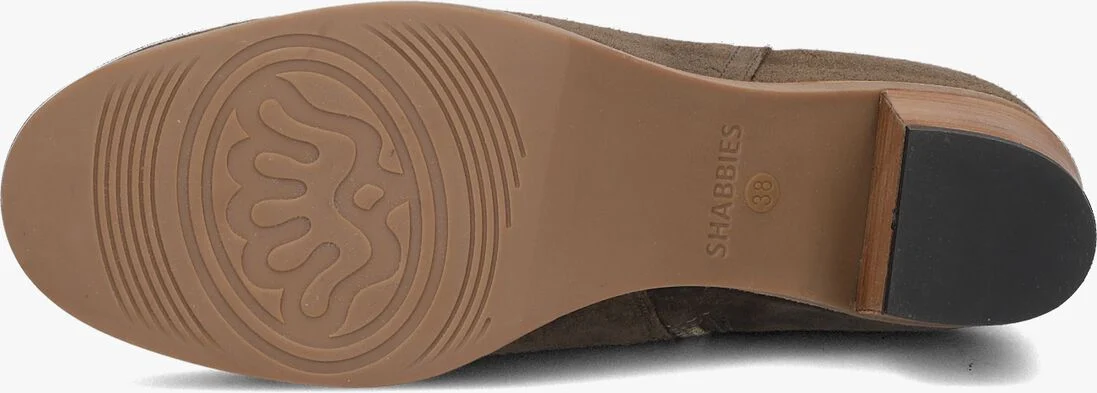 SHABBIES taupe shabbies enkellaarsjes lieve g ankle boot