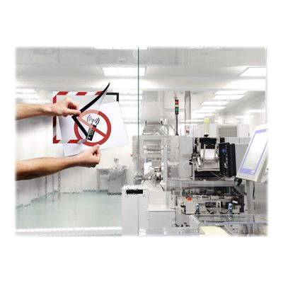 Durable Duraframe Security - 2 Cadres d'affichage bicolore - A4 - rouge/blanc (encadrement magnétique)