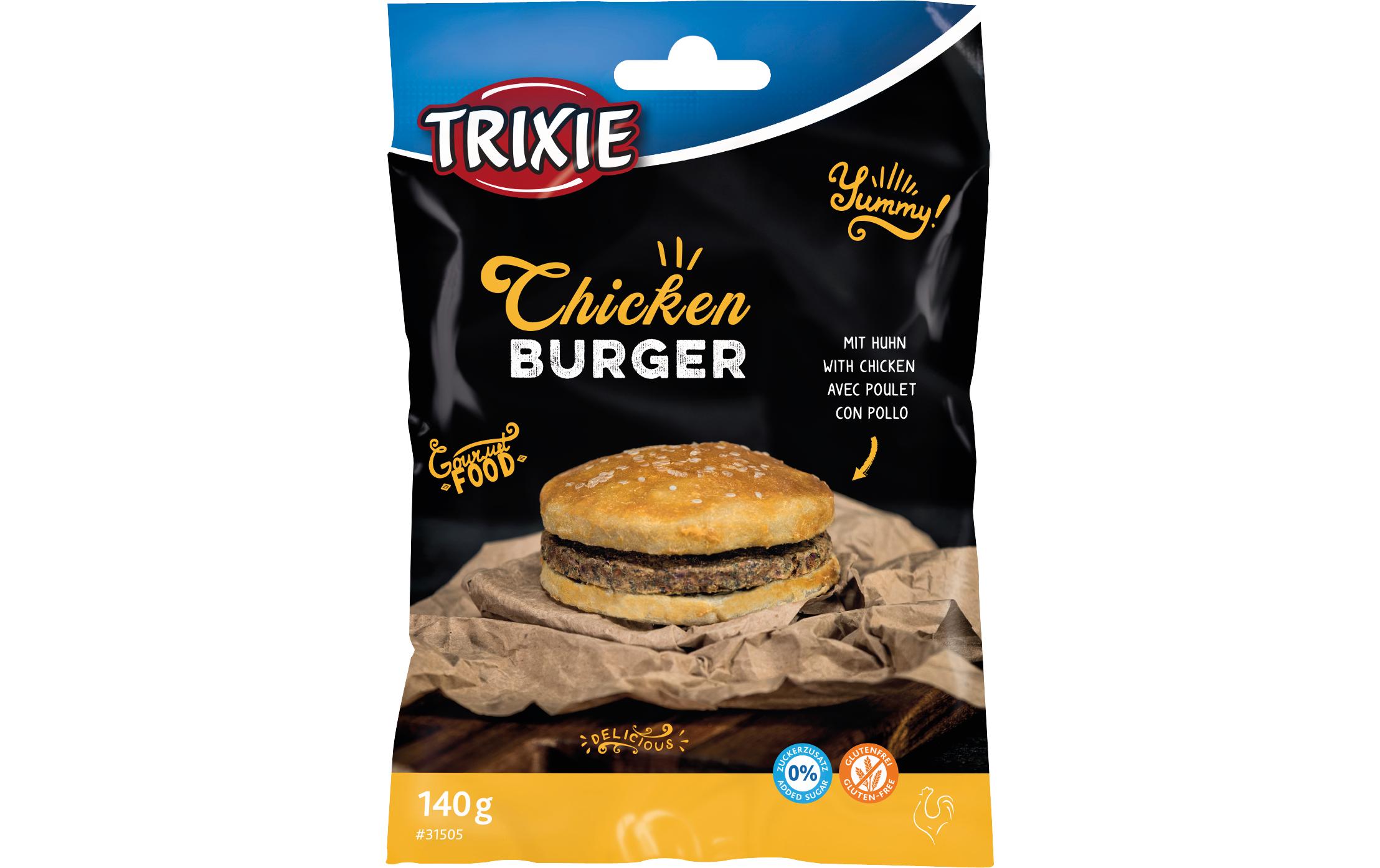Leckerli Chicken Burger 140 gHundebelohnung