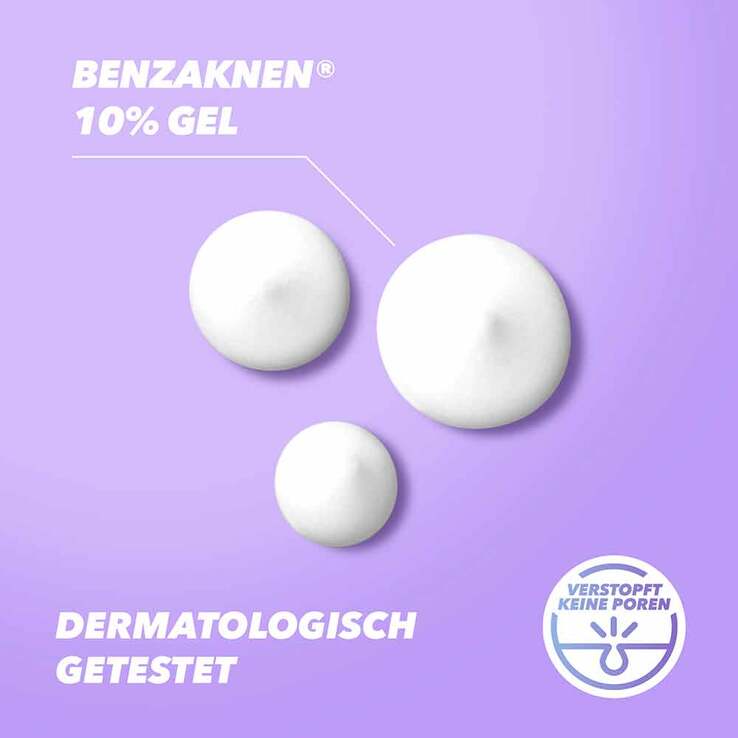 Benzaknen® 10% Gel bei mittelschwerer bis schwerer Akne, 60 g